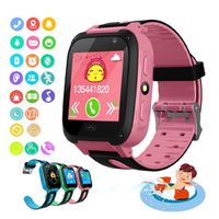 S4 Çocuklar Akıllı Saatler Android İzle Akıllı Smartwatch Telefon Lbs / Sim Kart Çocuk İzle Sos Çağrı Locator Kamera Ekran İzle gps