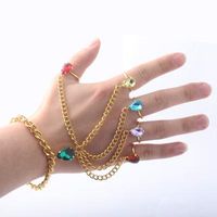 Infinity Stone Gem Charm Bracelets Ring Cosplay Movie Costum...