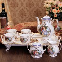 New 2019 High Quality European Coffee Cup 6cups 8pcs Set For...