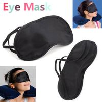 Black Eye Máscara Sombra Capa Cobertura Máscaras de Blackfold para dormir Viagem Máscaras de poliéster macio 4 camada hha37