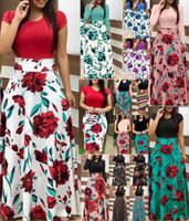 11Colour Casual Dresses S-5XL Plus Size Ladies Short Long Sleeve Floral Boho Women Party Bodycon Maxi Clothing