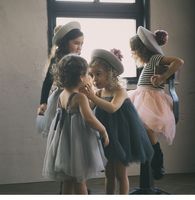Новые Моды Девушки Платье Детские Подвеска Тюль Шифон Платье Детские Девушки Одежда Одежда Drectidos