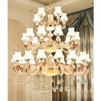 High quality  large zinc alloy crystal chandeliers lighting ...