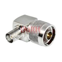 Right Angle N Male to BNC Female RF Radio Antenna Coax turn a corner Adapter Converter Connector