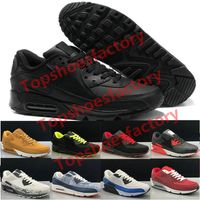 2019 Men 90 Running Shoes Virgil Designer World cup Triple White Black Red off Sneakers 90s Trainers classic Sports Chaussures zapatos 36-45