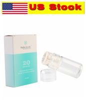 US Stock! Hydra Needle 20 Aqua Microneedles Channel Mesotherapy Gold Needle Fine Touch System derma stamp CE