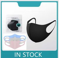 Auf Lager Anti Staubmaske Gesicht Mundschutz PM2.5 Respirator Anti bakterielle Wiederverwendbare Waschbar Cotton Drop Ship Epack Einzelhandel Tasche Maske Maske