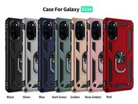 For Samsung S21 Note 20 20 Ultra S20 SMetal Ring Stand Case Kickstand Cover Galaxy Note 10 S10 PLUS S9 A10E A20 A51 A71 5G