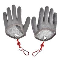 Fashion-handskar Anti-Slip Vattentät PE Nylon Fiskehandskar Anti-Cut Bite Handskar Anti-Prick Fiske Tools Accessorie