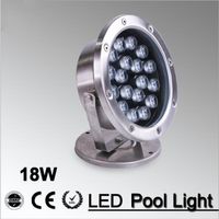 Illuminazione subacquea della lampada della fontana della lampada di 18W LED IP68 Sicurezza AC12V / 24v piscina / stagni / illuminazione messa all'aperto