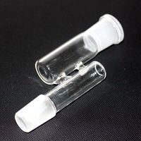 10 Estilo Reclamo de vidrio Adaptador Hookahs Hembra Masculina 14 mm 18 mm Junta de vidrio Cabalor de reclamo Cabistero para plataformas de agua de petróleo