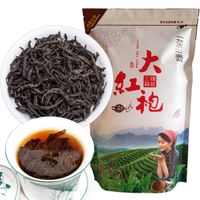 250 جرامًا جديدًا شايًا صينيًا أسودًا أسودًا كبيرًا رداءًا حمراء شاي Oolong للرعاية الصحية المطبوخة شاي أخضر تفضيل الطعام
