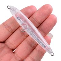 Nueva DIY sin pintar plástico ABS señuelo de pesca en blanco Cuerpo 2styles Minnow / cebos duros lápiz swimbait artificial