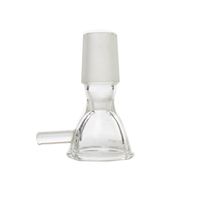 New 14,5 mm Glasschüssel mit Griff Glas Wasser Glaspfeife Bong Zusatz-freies Verschiffen