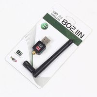 Mini 150Mbps USB WiFi Wireless Adapter Network Networking Card LAN Adapter With 2dbi Antenna For Computer Accessories