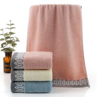 factory direct cotton jacquard towel thick soft absorbent ho...
