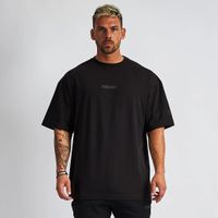 5 colori magliette da uomo T-shirt sportiva per fitness muscolare T-shirt oversize hip-hop maschile in cotone manica corta moda estiva all'aperto
