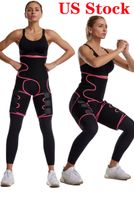 US Stock, 12 Hours Body Shaper Waist Leg Trainer Kvinnor Postpartum Belly Slimming Underkläder Modellering Strap Shapewear Fitness Corset