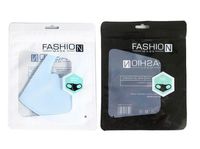 Fashion Package Boîte de détail Emballage Emballage Protecteur OPP Sac Zipper Pochettes Sacs à glissière pour masques