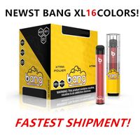 Bang XL Cigarros Descartáveis ​​Vape Pen 600 Puffs 2ml Cartuchos PODs 450mAh Bateria Vaporizador E-Cig Starter Kit Barras Dispositivo de Vapor
