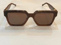 Brown marble Frame Millionaires Sunglasses Brown Lens 2179 M...