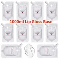 1000ml DIY Clear Lipgloss Base Huile NO-Stick Hydratant Rouge à lèvres Matériau Gel Lèvre Gloss Base à lèvres Faire maquillage de rouge à lèvres