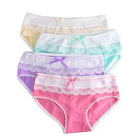 Kids Underwear Candy Colors Soft Cotton Young Girl Briefs fo...