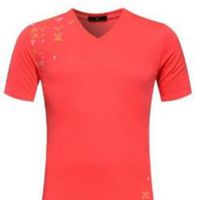 2122 Hommes 039 65465464 S Chemises de tennis en plein air Sweat-absorbant les vêtements rouges serrés respirant