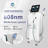 Máquina de remoção de cabelo laser Android System Clinic Use 3 comprimentos de onda 1064 755 808nm Price