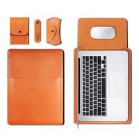 Tablet PC PU Leather Bag Cases For Macbook Air Pro 11 12 13 ...