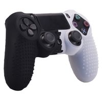 SYYTECH Doppelte Farbe Anti-Rutsch Weiche Schutz-Silikon-Hüllen Gummiabdeckungen Haut für PS4-Controller-Spiel Zubehör