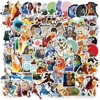 100pcs / lot 도매 최고의 가치 애니메이션 스틱 벌크 스티커 키즈 장난감 헬멧 스케이트 보드 짐 카탈