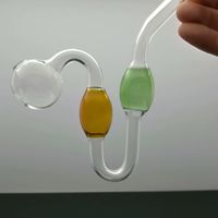 Avrupa ve Americaglass boru fıskiyesi sigara boru su Glass'ın Bong Renk top yılan şekilli cam demlik