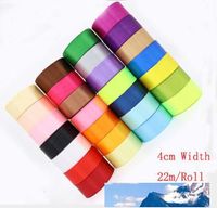Colorful Double Sided Satin Ribbon Roll 2cm 4cm Widths Craft...