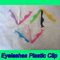 .Multi-função de cílios curvex grampos Pinças de plástico Cílios postiços Eye Lash Clipe Maquiagem ferramenta com saco de OPP