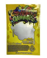 empty dank gummies bag edibles gummy bag 500mg with window r...
