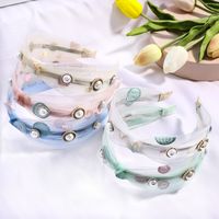 Boutique Gauze Lace Embroidery Hair Bands For Girls Kids Org...
