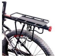 Bicycle bike trunk Luggage Carrier Cargo Rear Rack Shelf Cycling Seatpost Bag Holder Stand for 20-29 inch bikes with Install Tools