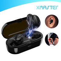 Wireless Auricolare Bluetooth XG13 CVC8.0 Noise Reduction HD in auricolari dell'orecchio con 350mAh di ricarica per iPhone Bin 12 Samsung Nota 20 xmaster