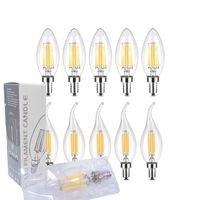 100-264V Dimmable LED Candelabra Bulb не-DIMMBALE CA11 C35 C35L Форма Flame Стиль наконечника 60 Вт эквивалент E12 E12 E14 Base 2W 4W 6W Edison Light Light Lambs