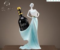 2020 venda quente Imitação de cobre high-end beleza vinho tinto cremalheira decoração resina criativo casa artesanato presentes negócio grossista