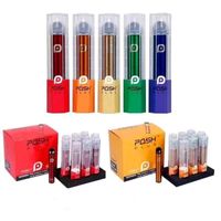 Posh Plus одноразовые E сигаретный комплект 400 мАч 500 пухов Префилирование картриджей портативный портативный Vape Pen 13 цвета