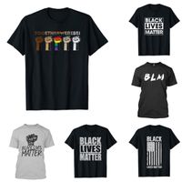 Stijlen I kan niet ademen Nieuwe t-shirt voor mannen / dames 2020 gelijkheid worstelingen kleding mode patroon Nieuwe heren Top Tees Zwart Lives Matter