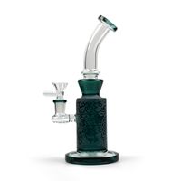 Design Water Bong Showerhead Percolator Pipe Hookahs Galss Swiss Perc Recycler Oil Rigs 14mm female Joint bowl