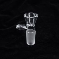 tazón de vidrio de EE.UU. papel grueso y vuelta para Bong Con macho 14mm 18mm por fumar Tubos Accesorios de cristal Bongs de agua Dab Rig