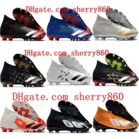 2021 Quality Mens Soccer Shoes Predator Mutador 20.1 AG Cleats ao ar livre Couro Botas de futebol Scarpe da Calcio 20