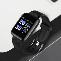 D13 Smart Watch ID116 Plus Cintura per la frequenza cardiaca Uomo e fitness da donna Sport per animali da polso Vita impermeabile