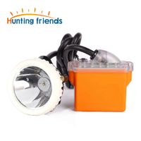 狩猟友達の安全鉱業のヘッドライト1 + 2 LED充電式鉱山ランプ石炭鉱山のためのLEDライトが付いている電池パッケージ