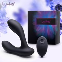 Luvkis Prostata Vibrator Anal Sex Toys Wireless-Butt Plug für Männer Massage Male Anul G-Punkt-Frauen 10 Vibrat Stimulieren Female USB MX200422