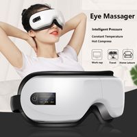 Portátil eléctrico inteligente de airbag vibration Bluetooth Spa Eye Massager Hot Compress Eyes Care Fatiga Terapia Masaje Gafas